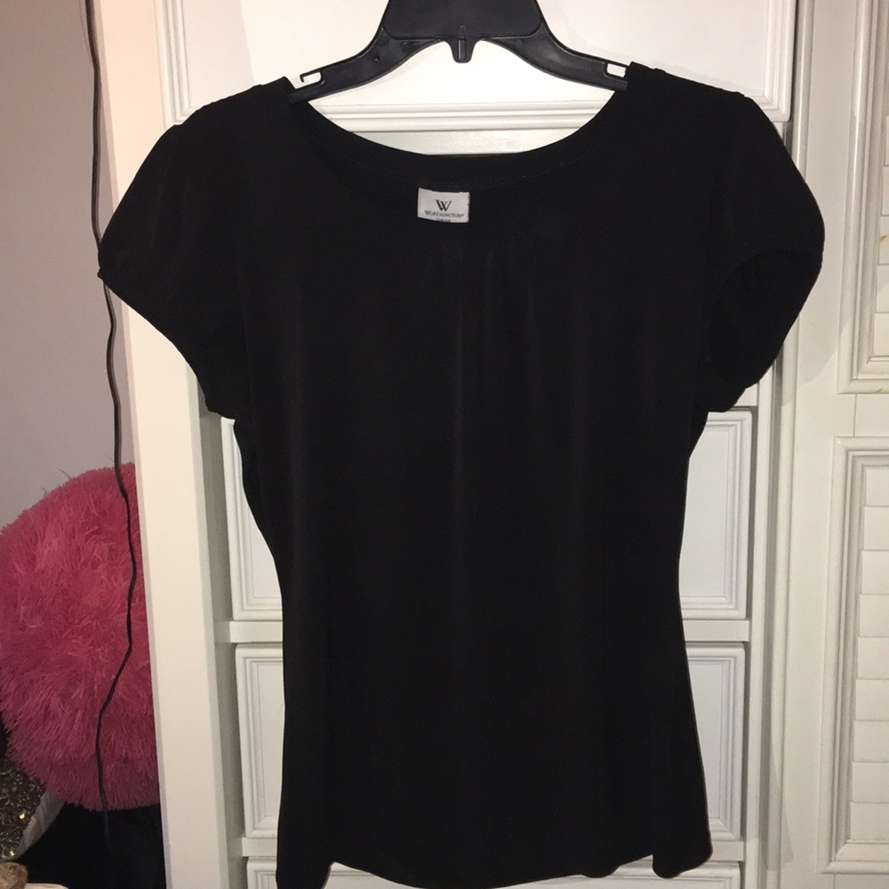 Worthington - Simple Black Short Sleeve!!